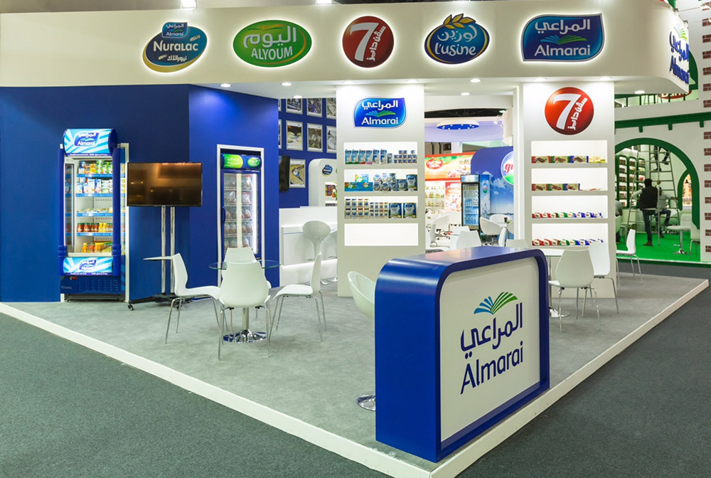 Almarai Booth Design & Built at Gulf Food Exhibition
